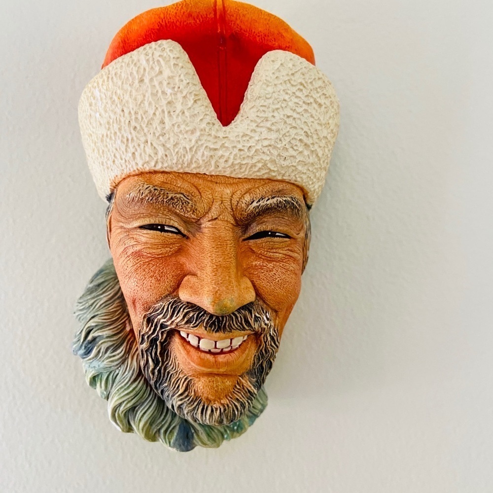 Vintage Bosson chalkware himalayan collectible